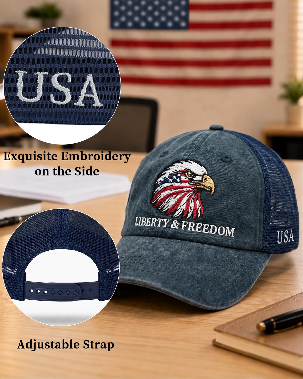 250 Anniversary USA Hat - 4th of July Hat, 4th of July Outfits for Women Men,... gallery