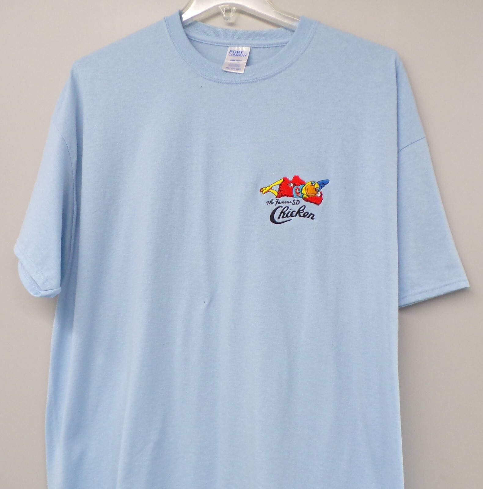 The Famous San Diego Chicken Mascot Embroidered T-Shirt S-6XL, LT-4XLT New gallery