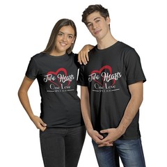 Two Hearts One Love Since 2026 Anniversary Gift For Couple Tshirt Men Women