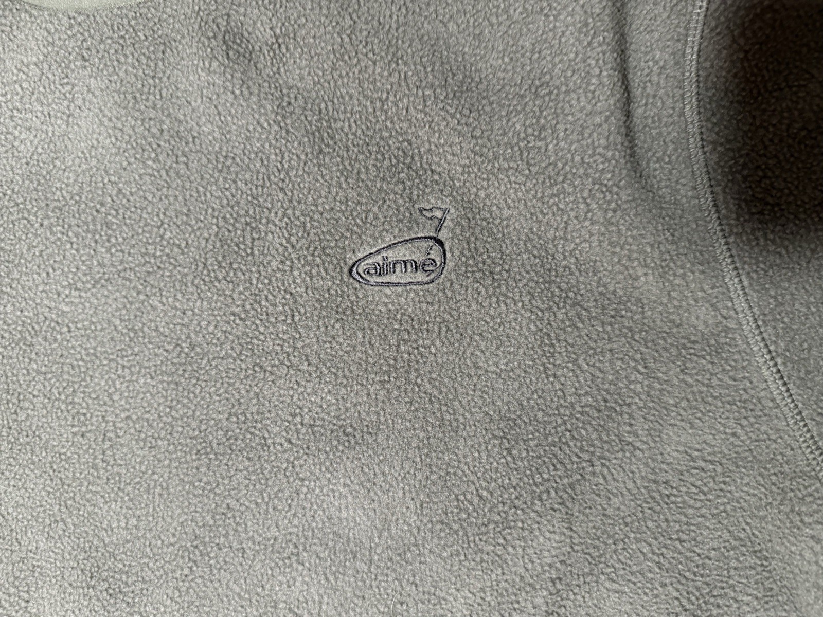 Aime Leon Dore ALD Golf Long-Sleeve Fleece Tee Winter Moss Embroidered Logos XL gallery