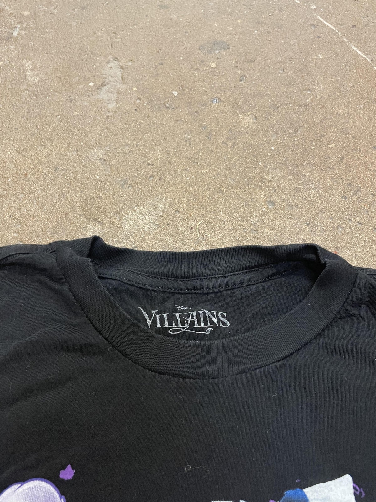 Disney T-Shirt Mens Large Black Short Sleeve Villains Graphic Crew Neck Tee gallery