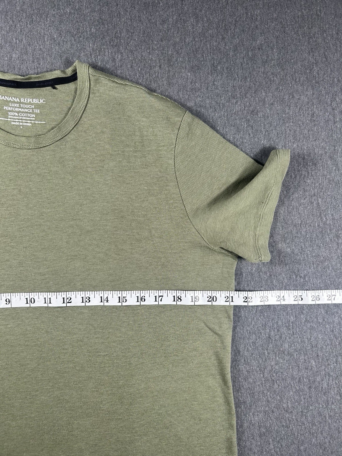 Banana Republic LuxeTouch Performance Tee inSage Green gallery