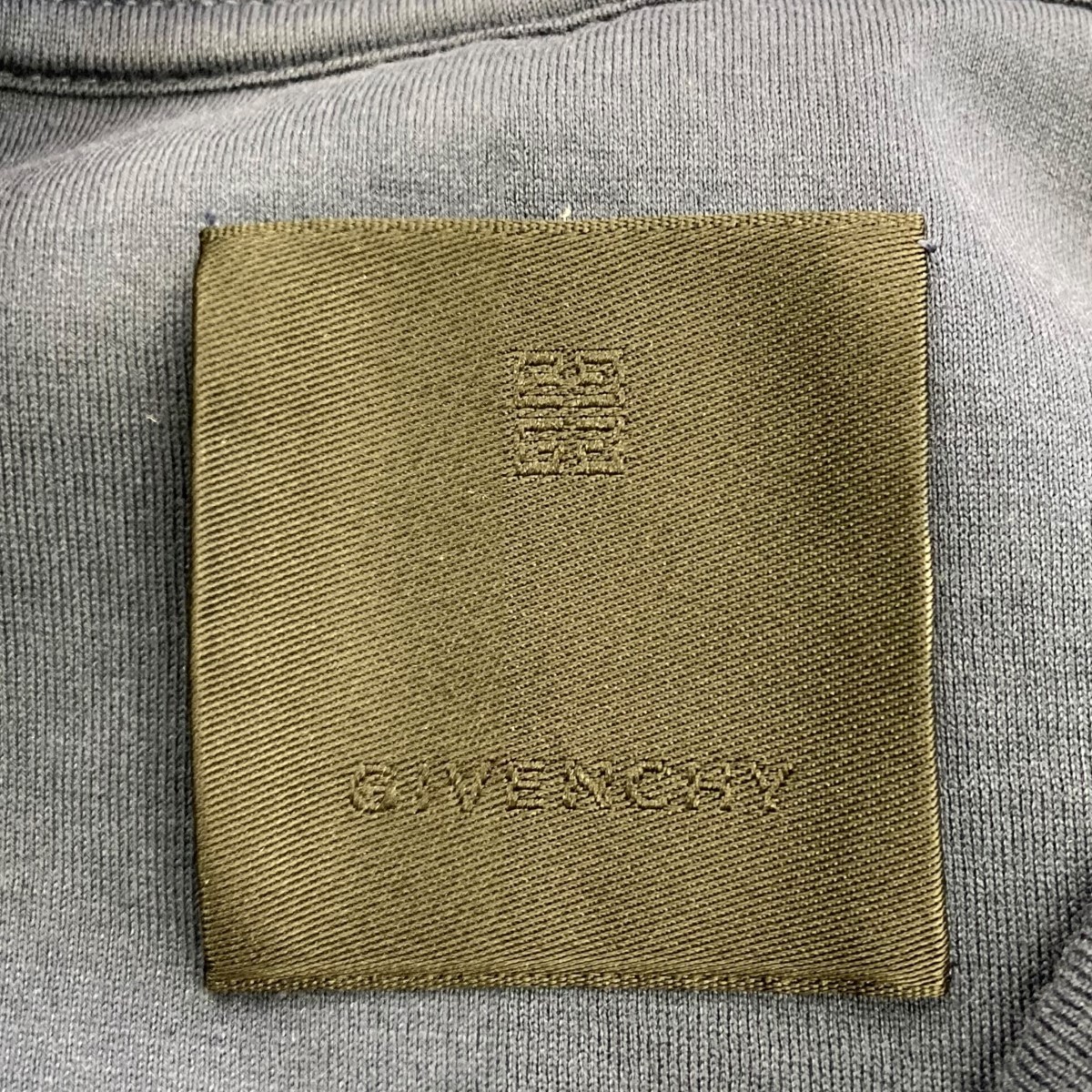 GIVENCHY STANDARD T-shirt Crew neck cut sew BM71JA3YJ5 Navy Size: gallery