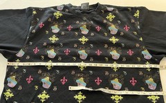 Avirex “Strength in Truth” Crests #75 AOP Streetwear Hip Hop Men’s 2X Shirt Y2K