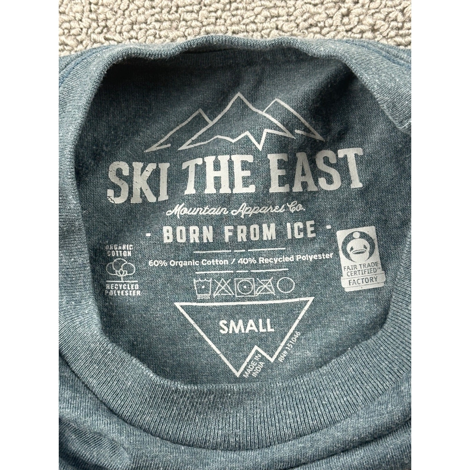 Ski The East Long Sleeve T-Shirt Unisex S Blue Born From Ice Snowboard Ski gallery