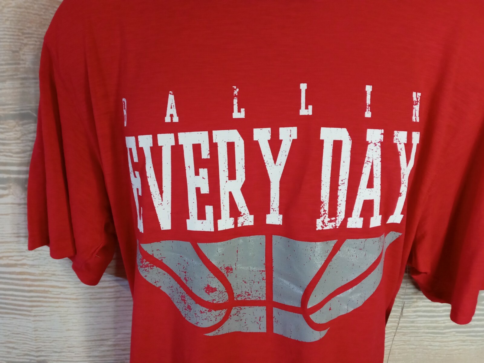 New Men's XL Graphic Tee T-Shirt "Ballin Every Day" Basketball March Madness NBA gallery