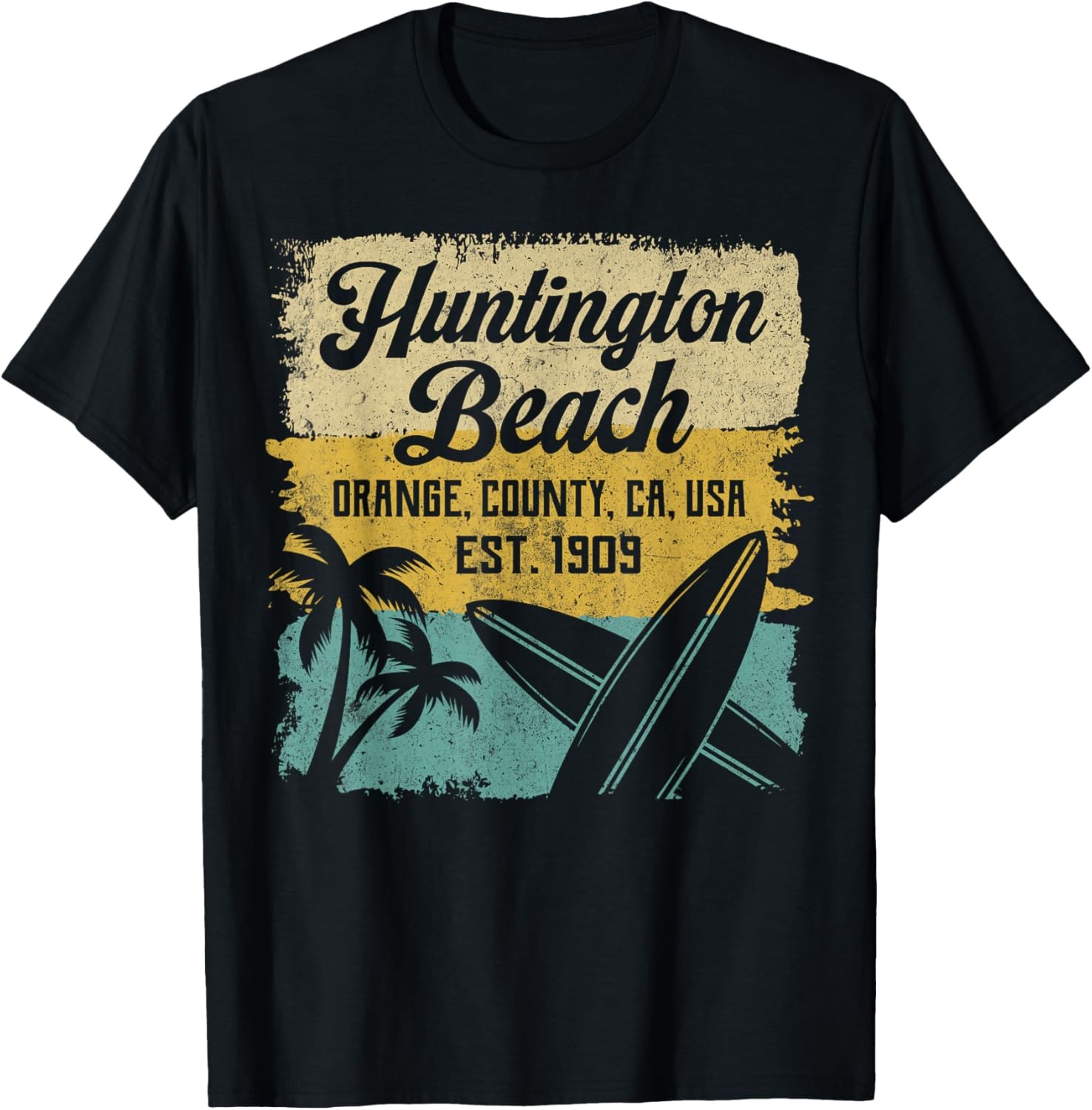Suffing Huntington Beach Surf City Vintage Novelty T-Shirt gallery