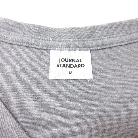 JOURNAL STANDARD Cut and sew Tshirt Vneck short sleeve M Gray /MN Men's gallery