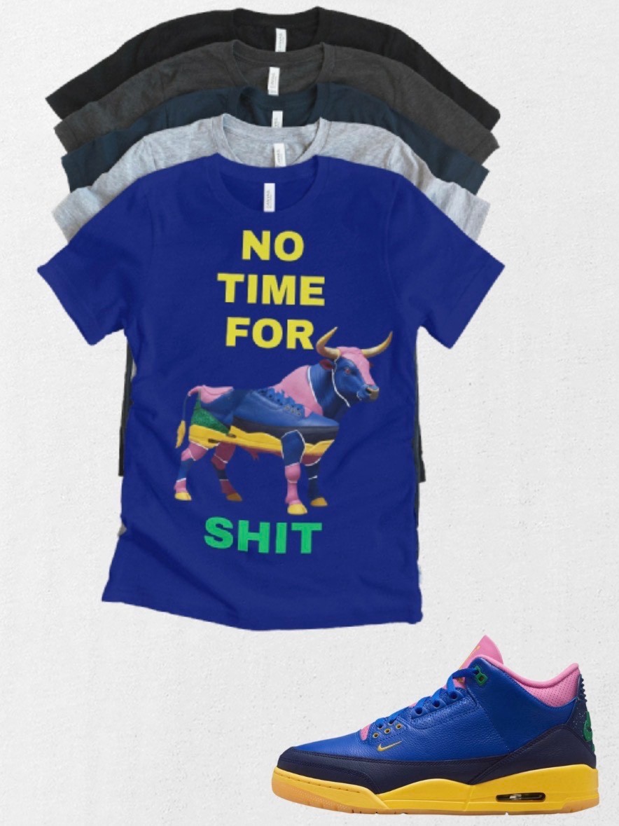 Shirt to match Jordan 3 OG Retro x Jordan 3 SP “Brazil” No BS Matching Tee gallery