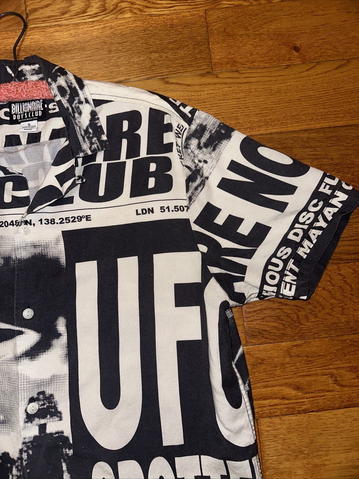 Billionaire Boys Club Men UFO Short Sleeve Woven Shirt White Small gallery