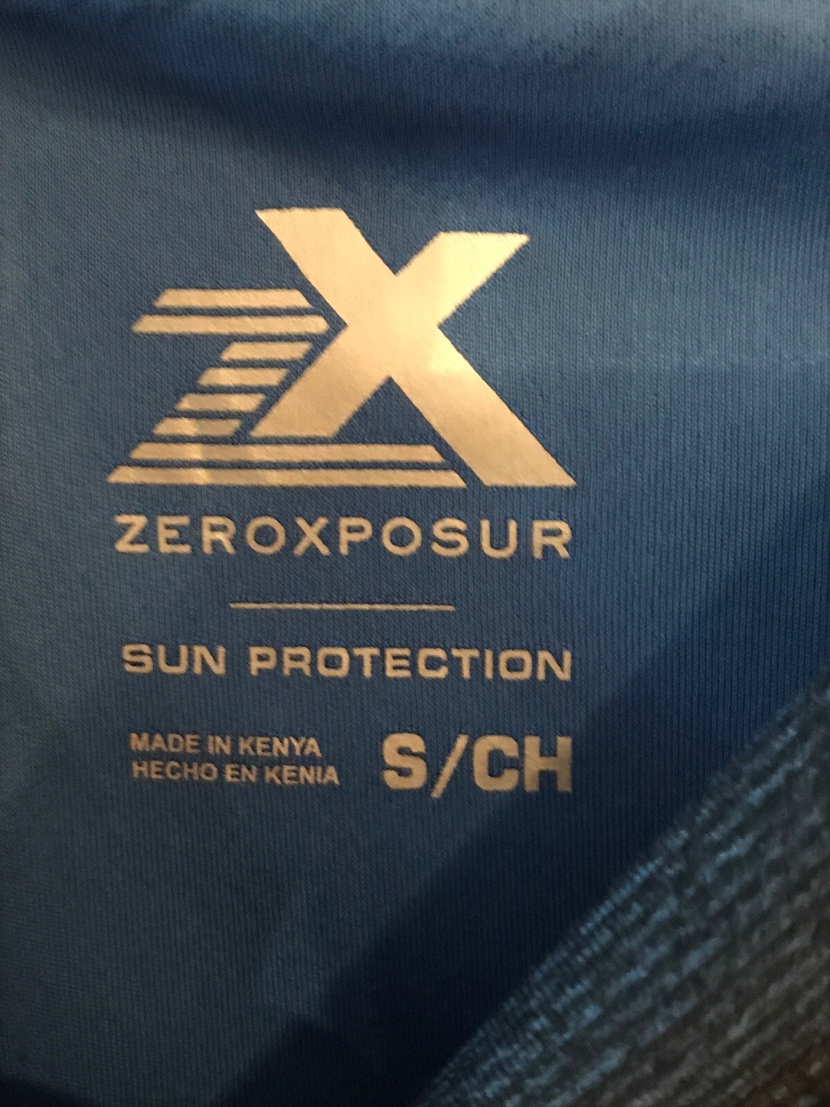 Men's ZEROXPOSUR Navy Crew Neck Active Short Sleeve T-Shirt Size Small gallery