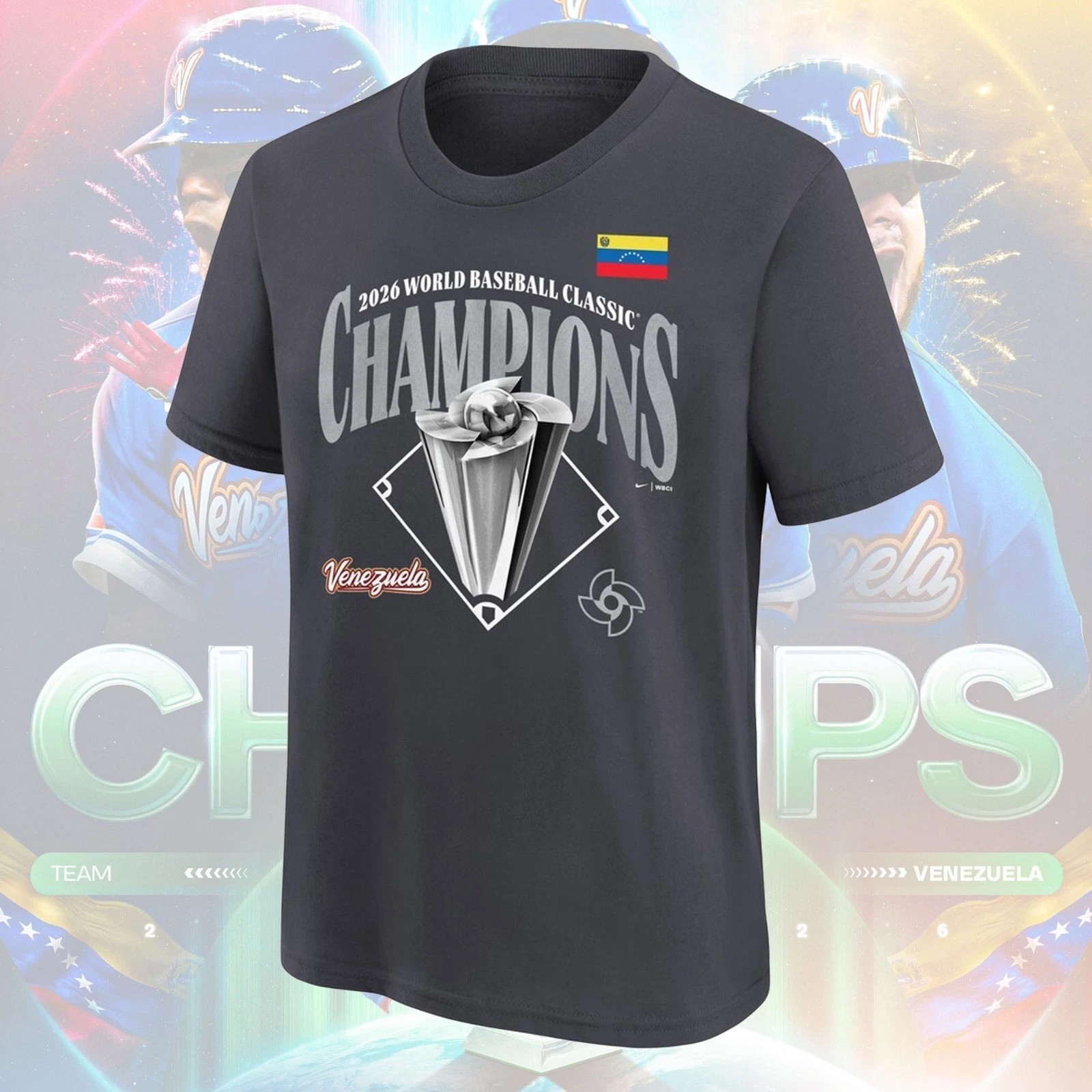 Venezuela 2026 World Baseball Classic Champions L0cker For Fans T-Shirt, Hoodie gallery