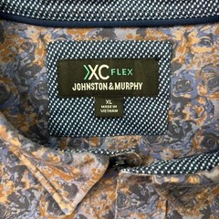 Johnston & Murphy XC Flex Floral Button Down Shirt Men’s XL Long Sleeve 0259