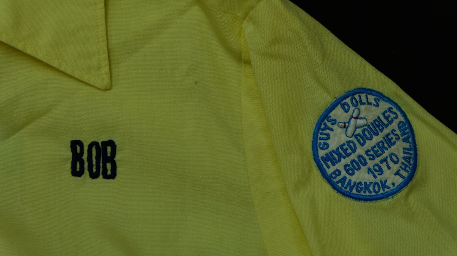 Rare VTG Bob Richardson Jokers ABC Bowling League Champions 1973-74 T Shirt 70s gallery