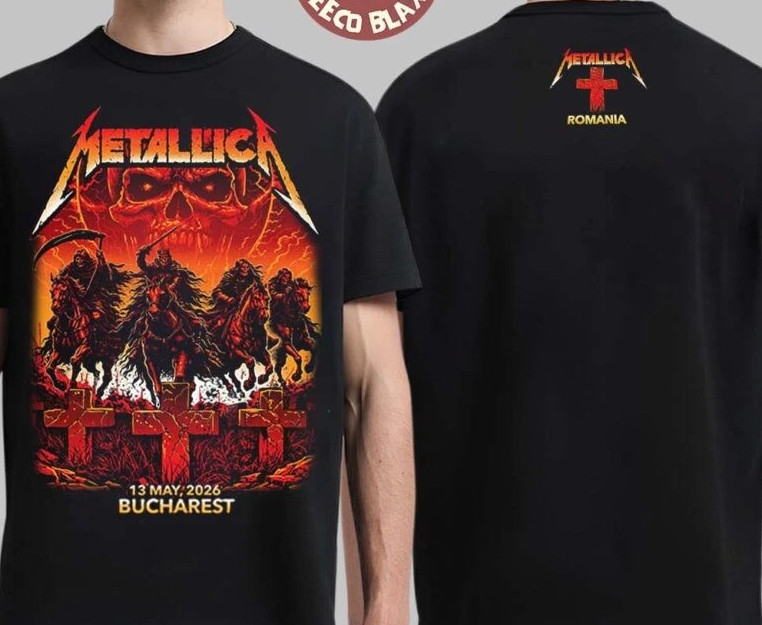 Bucharest 2026 Pop Up Shop Merch Tee At Romania Arena NationalaT-Shirt