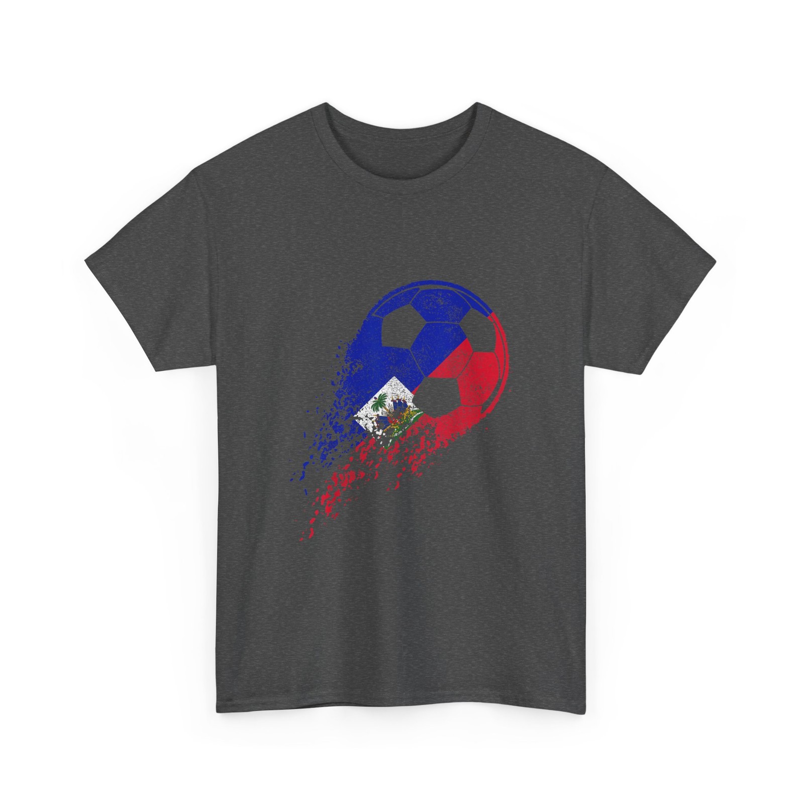 Haiti Soccer T-Shirt, Haitian Flag Pride Soccer Player Women Men Shirt gallery