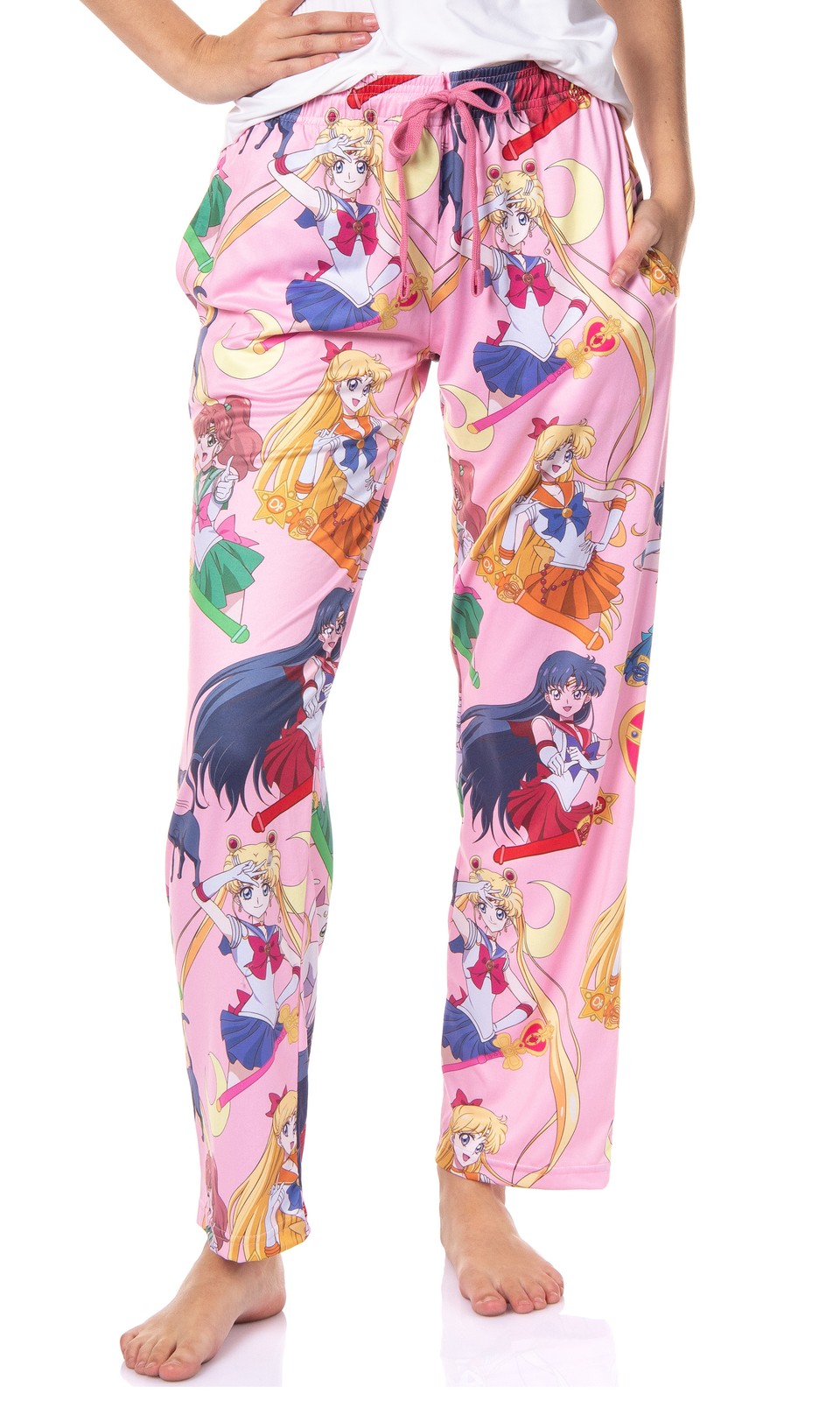 Sailor Moon Women's Allover Character Print Adult Lounge Pajama Pants gallery