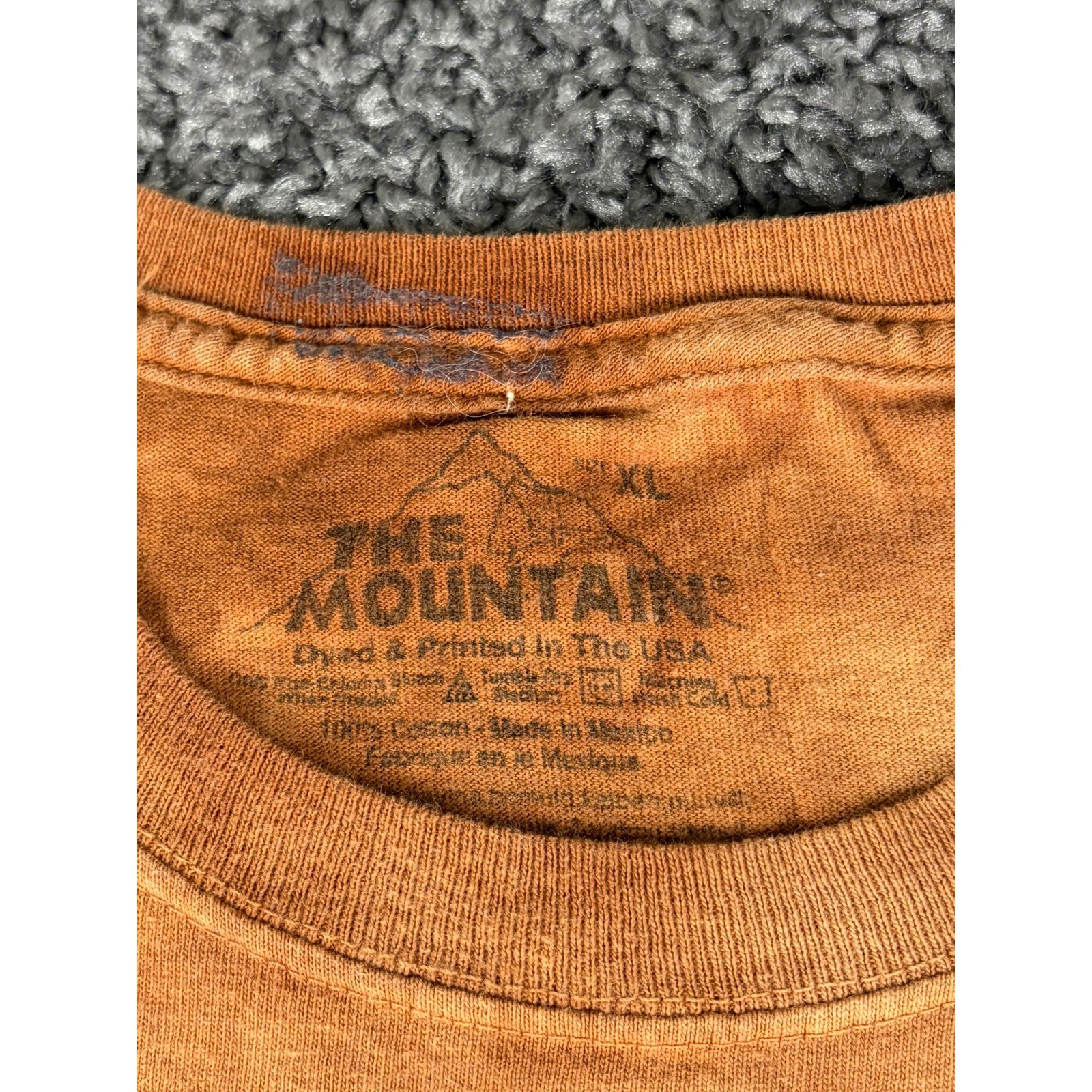 The Mountain Wolf Birch Trees T-Shirt XL Brown Tie Dye Collin Bogle 2011 Mens gallery