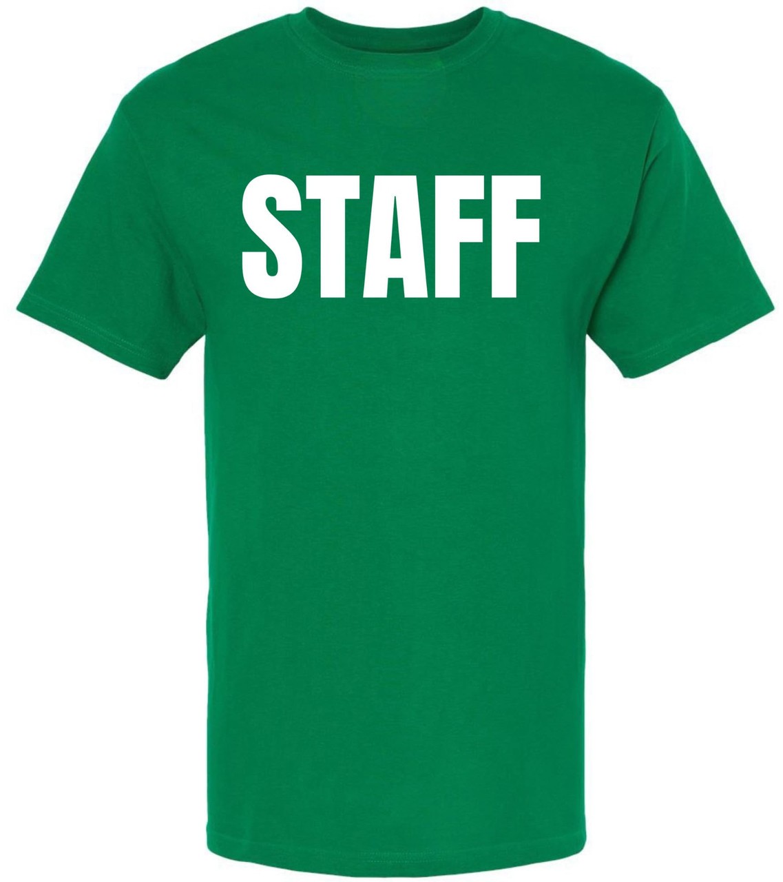 Staff T Shirt Printed Work Uniform Crewneck Tee Event Security Team Shirt gallery