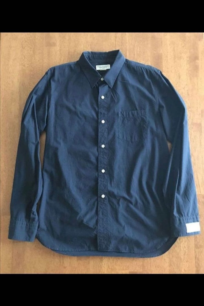 PHIGVEL Regular Collar Dress Shirt Size 2 Carbon Color Used