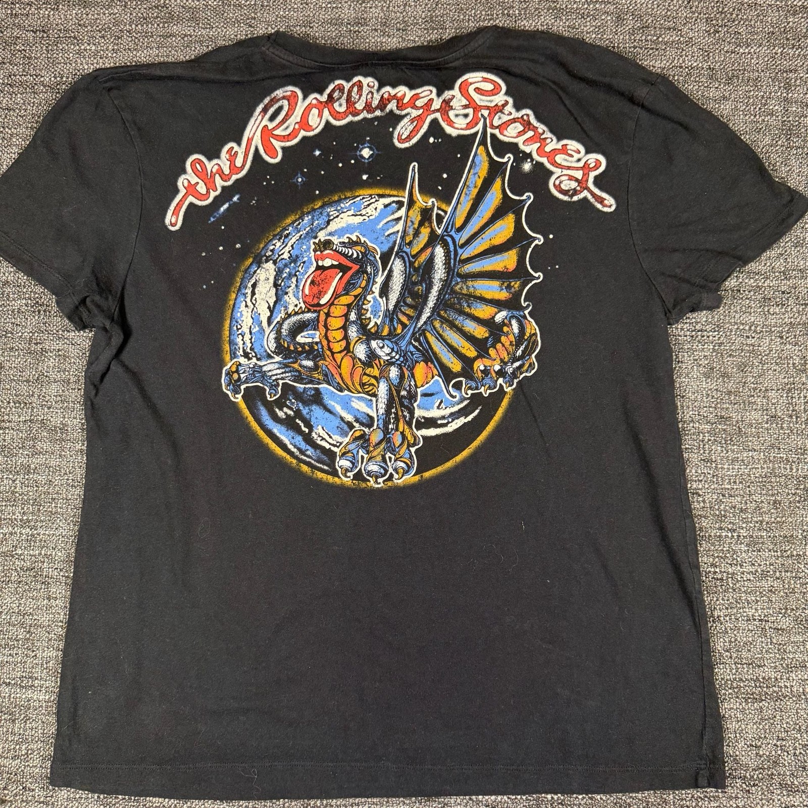 Zara The Rolling Stones 78 U.S. Tour Double Sided Graphic T-Shirt gallery