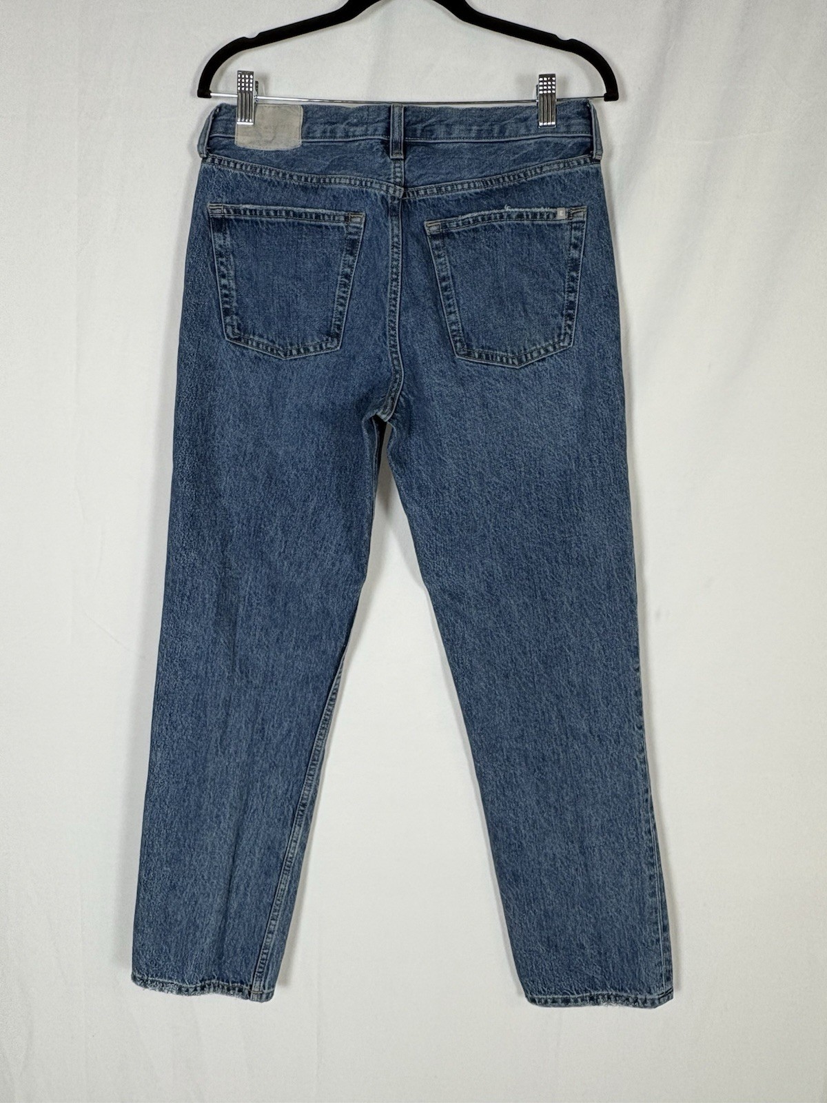 Everlane Women’s Blue Jeans Straight Leg Medium Wash Size E4 Short