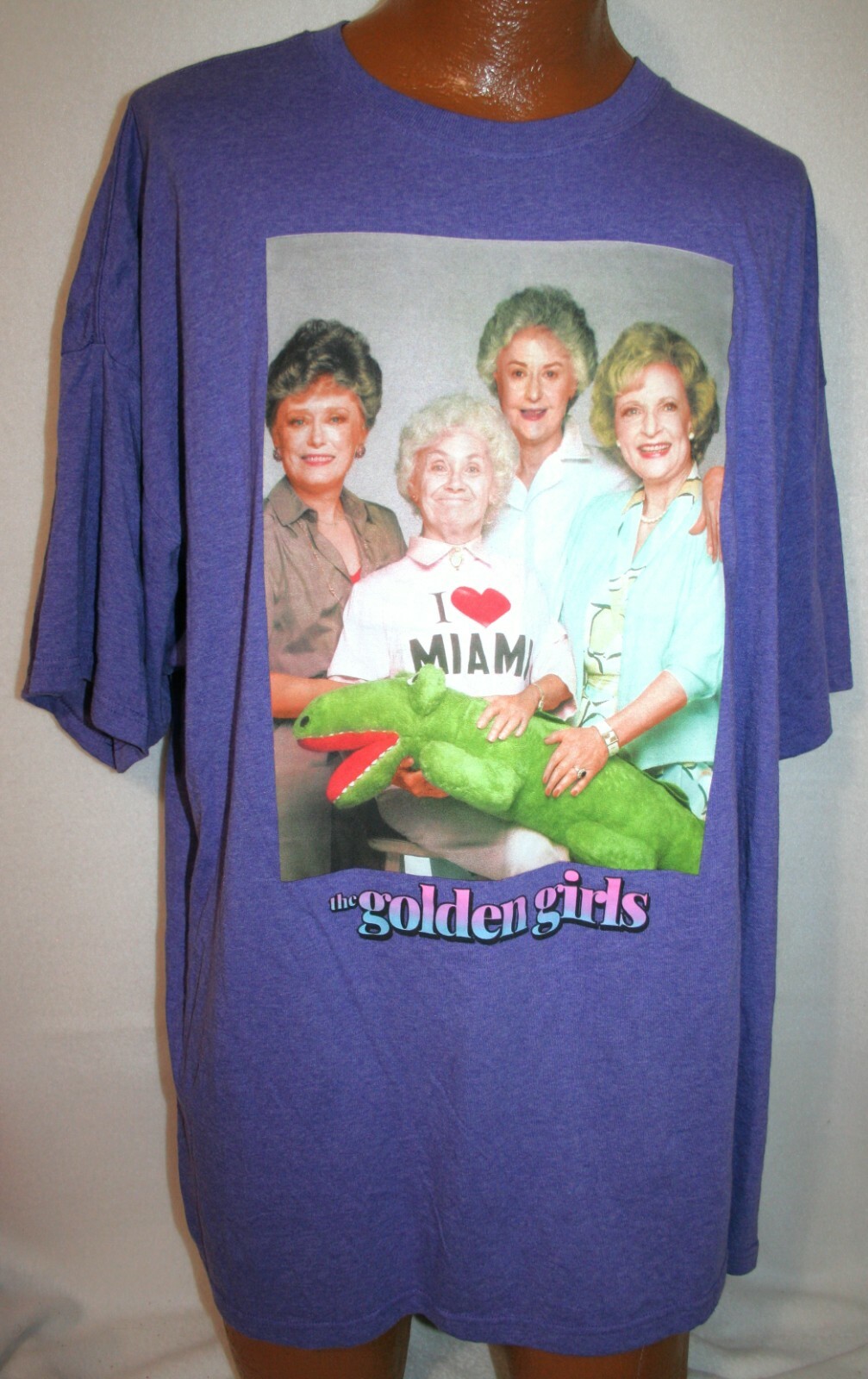 THE GOLDEN GIRLS Cast Photo Official T-SHIRT 3XL Betty White 80s ABC TV SHOW