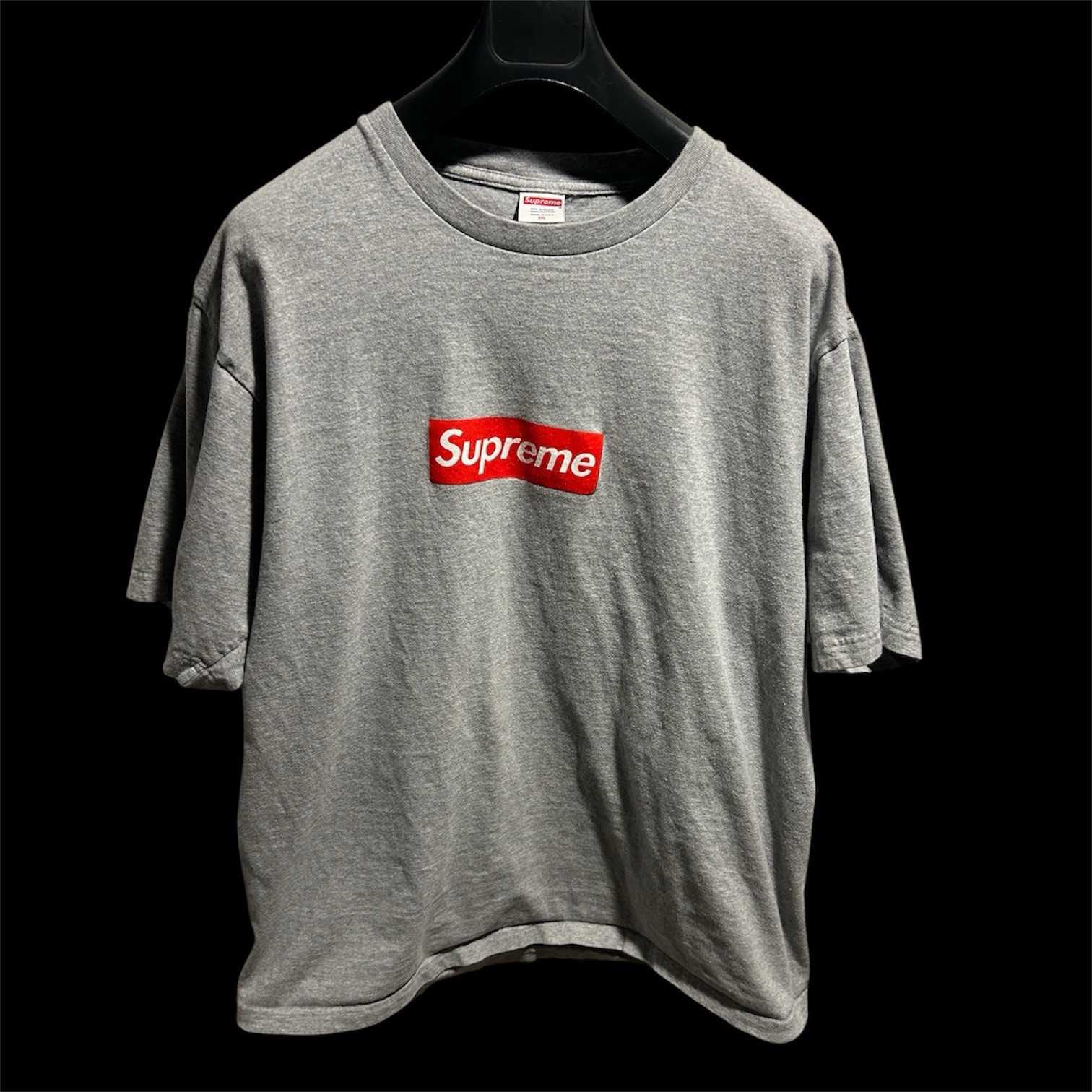 Supreme Heather Gray Box Logo Tee gallery