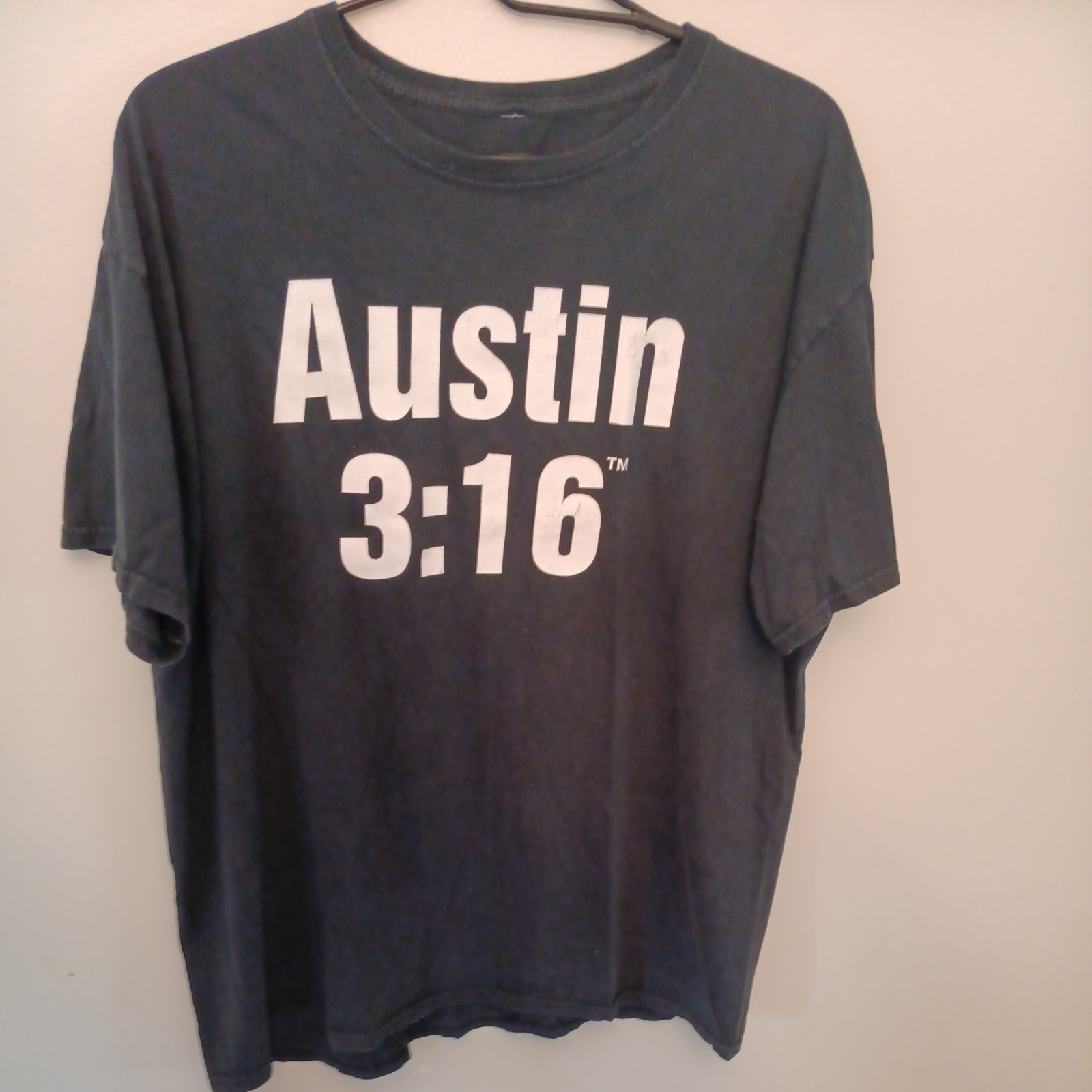 Stone Cold Steve Austin 3:16 Mens T-Shirt Black Skull Wrestling WWE Size XL gallery