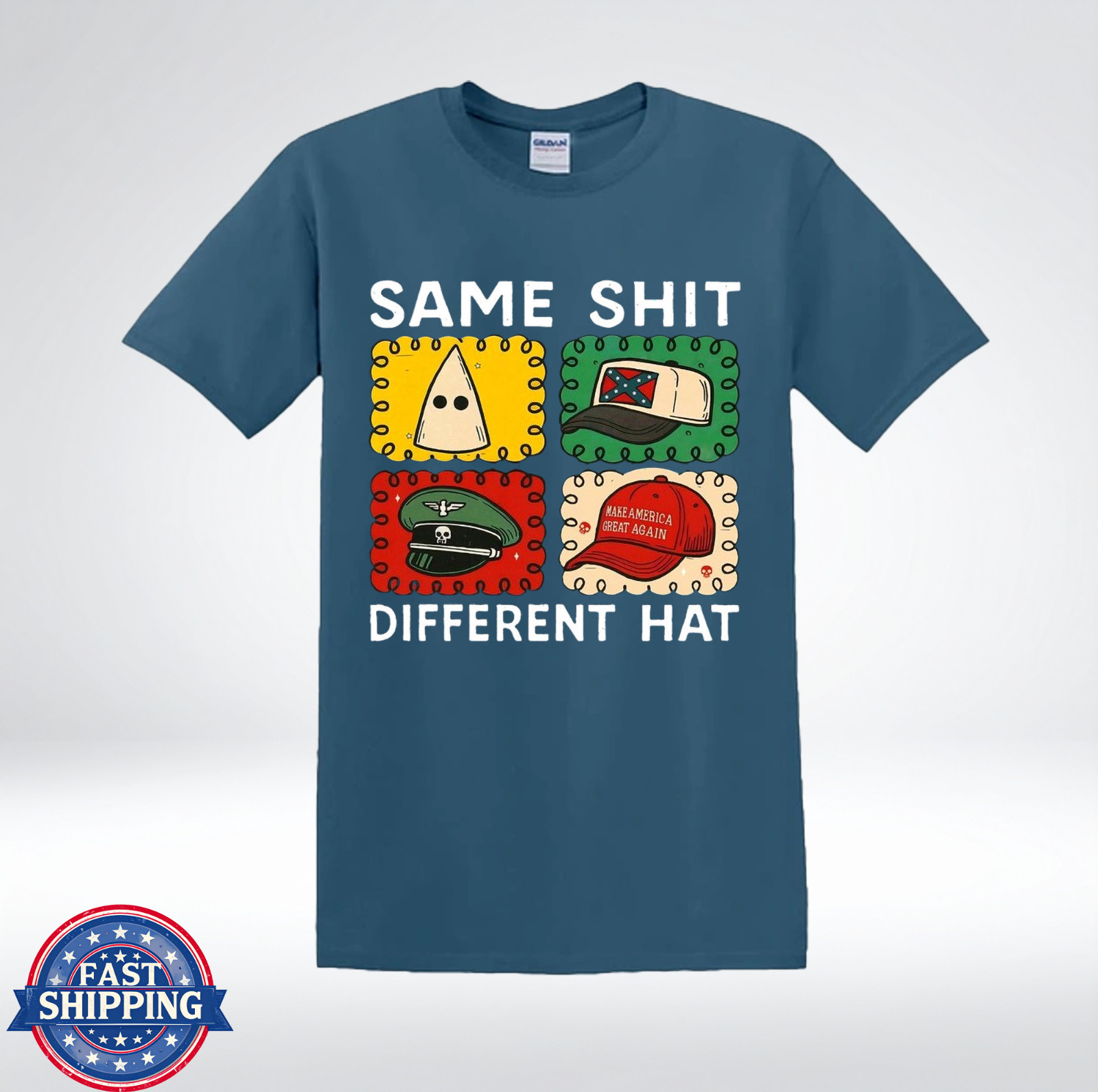 Same Idea Different Cover Political Awareness T-Shirt gallery