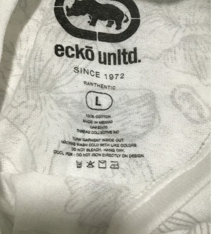 ECKO UNLTD White Flower T-Shirt L New - Discounts in Description gallery