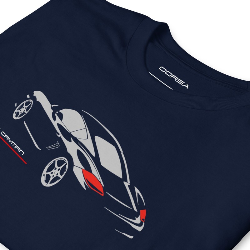 Porsche 987 Cayman Silhouette  986 718 981 911 996 993 991 930 997 Men's T-Shirt