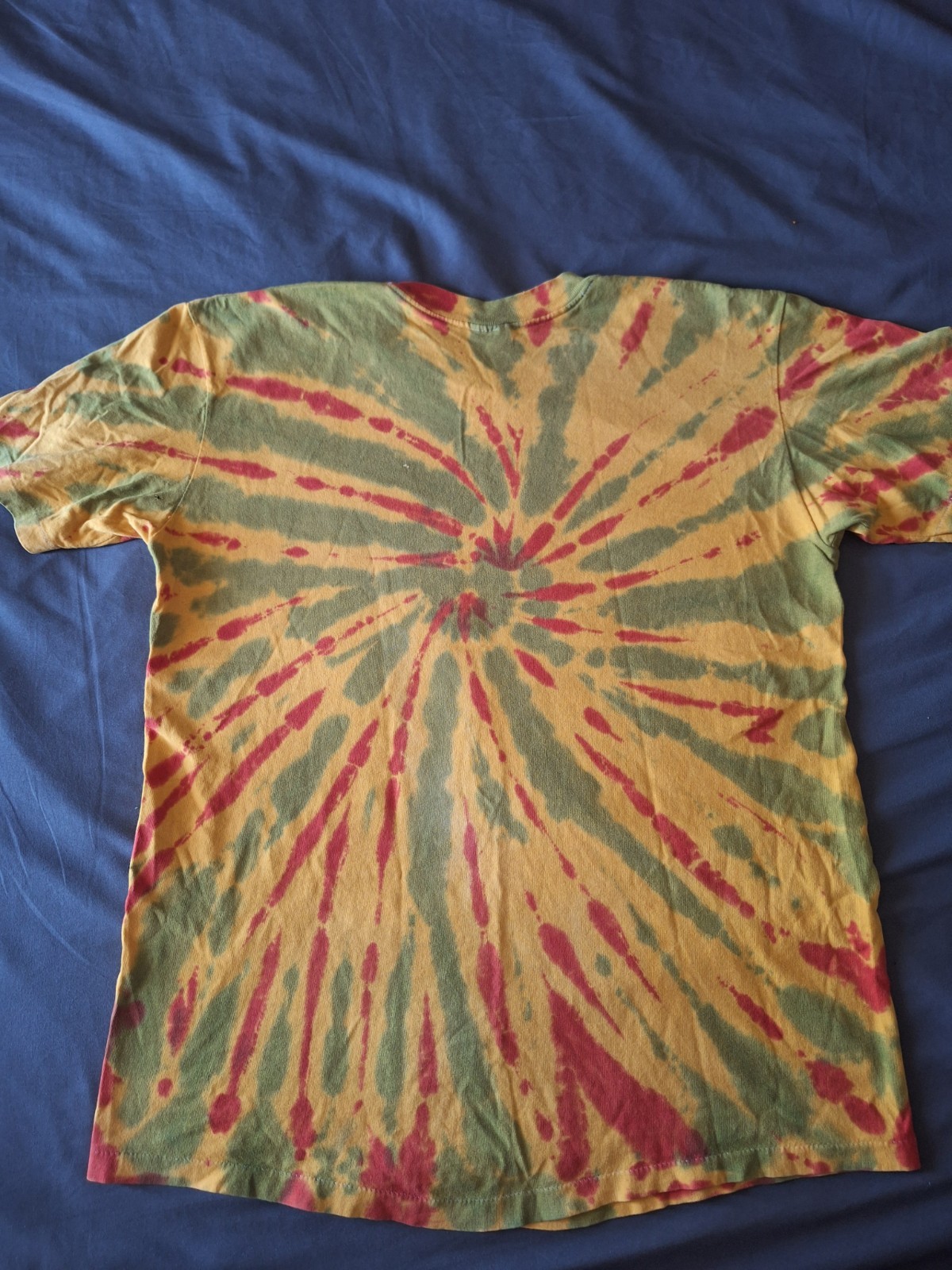 Vintage Grateful Dread Bob Marley T-Shirt Sz L Tie Dye Band Music RARE 89’ gallery