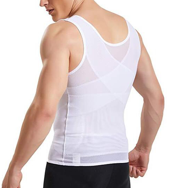 Men Extreme Compression Shirt to Hide Gynecomastia Moobs Chest Undershirt Shaper gallery