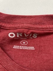 Orvis Quality Traditional Sporting Goods Graphic T-shirt Men Medium Red