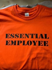 shirt Essential employee worker 5 sizes 14 colors custom made stay exempt virus