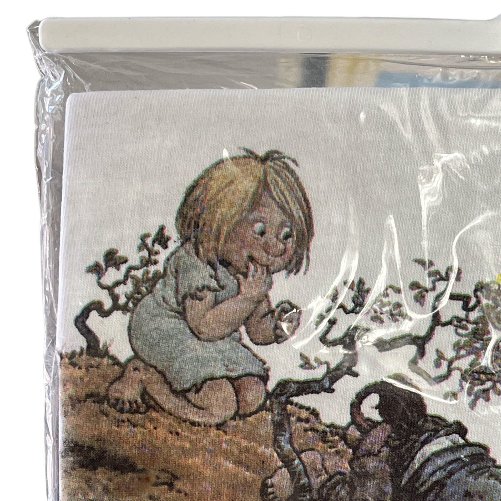 Vntg NyForm Trolls T-Shirt 100% Hurricane Cotton NIP Size 4/6 Norway Early 1990s gallery