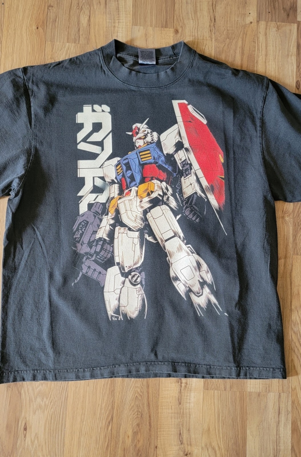 GUNDAM ON A SHAKA HEAVYWEIGHT GARMET DYED T SHIRT "MODERN" gallery