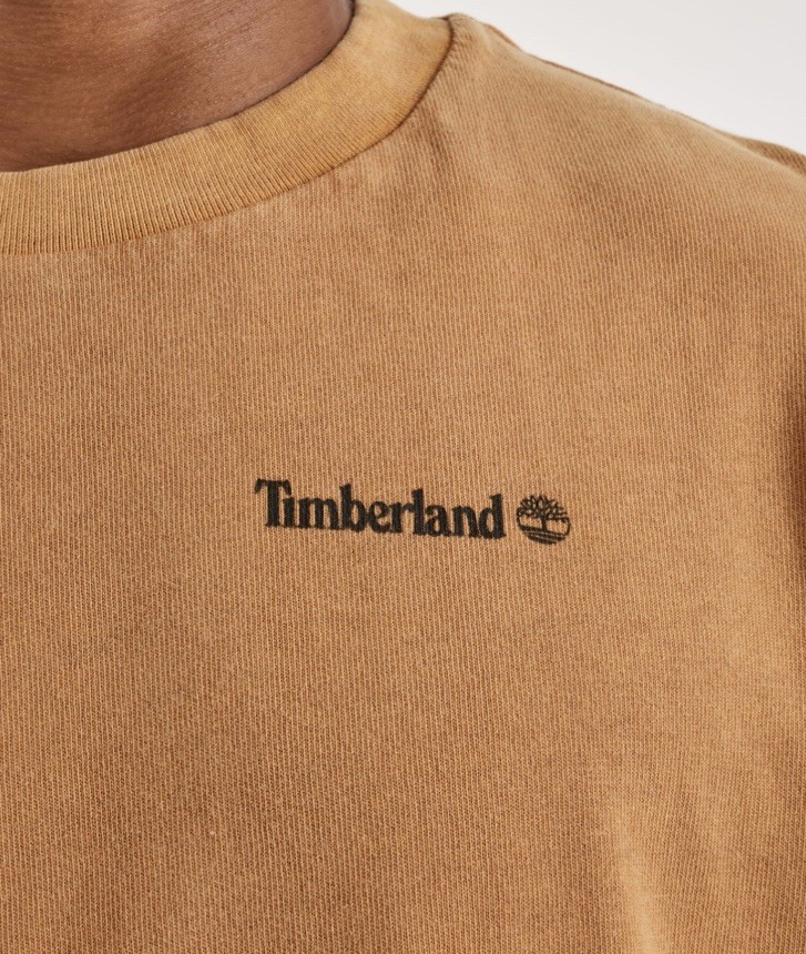 Timberland Footprint Tee Shirt Men’s Size Large Wheat Organic Cotton Tb0a6mh7 gallery