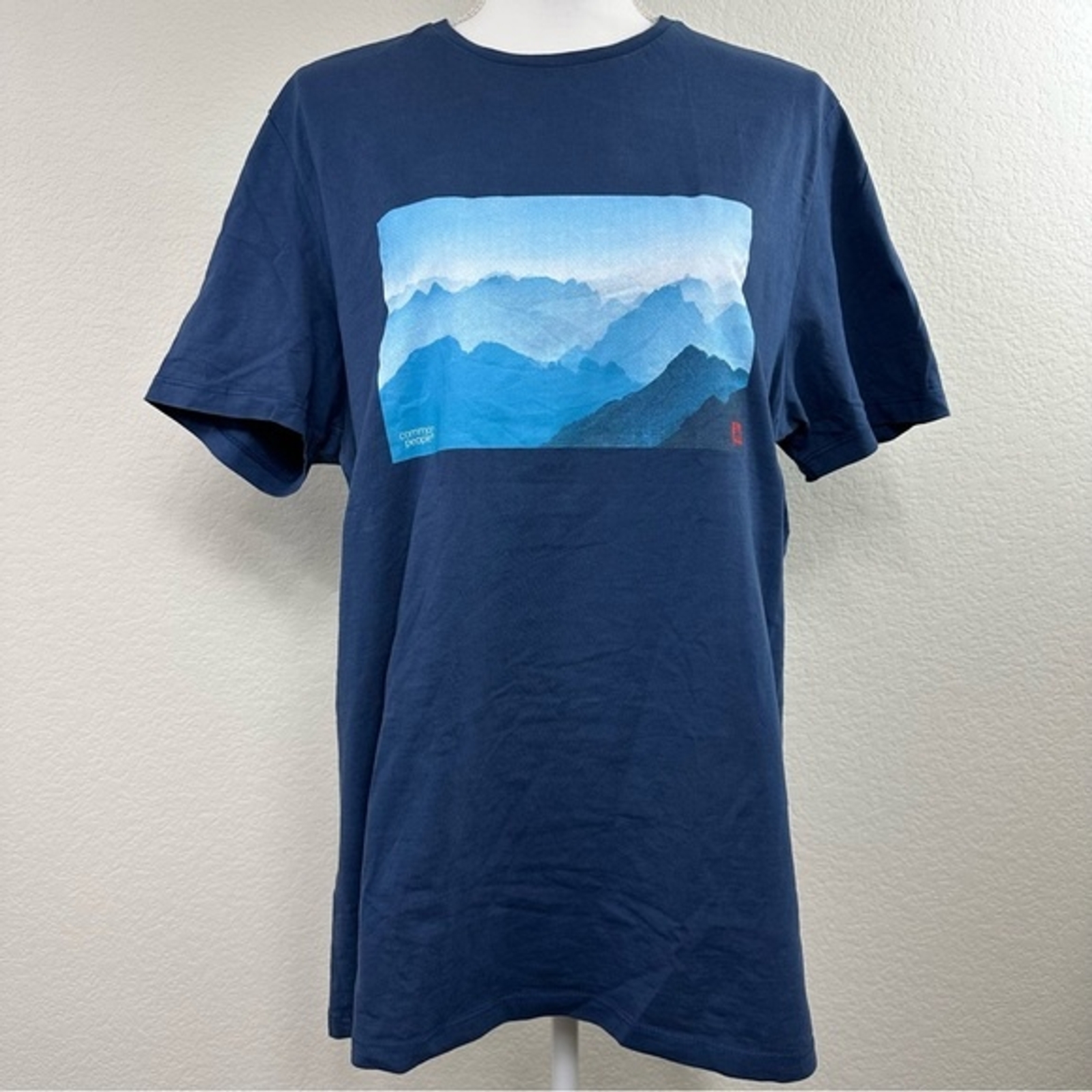 Common People T-Shirt Men’s XL Graphic 100% Cotton Regular Fit High Quality Navy