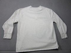 Pendleton Henley Shirt Mens 2XL Gray Long Sleeve 3 Button Knit Casual