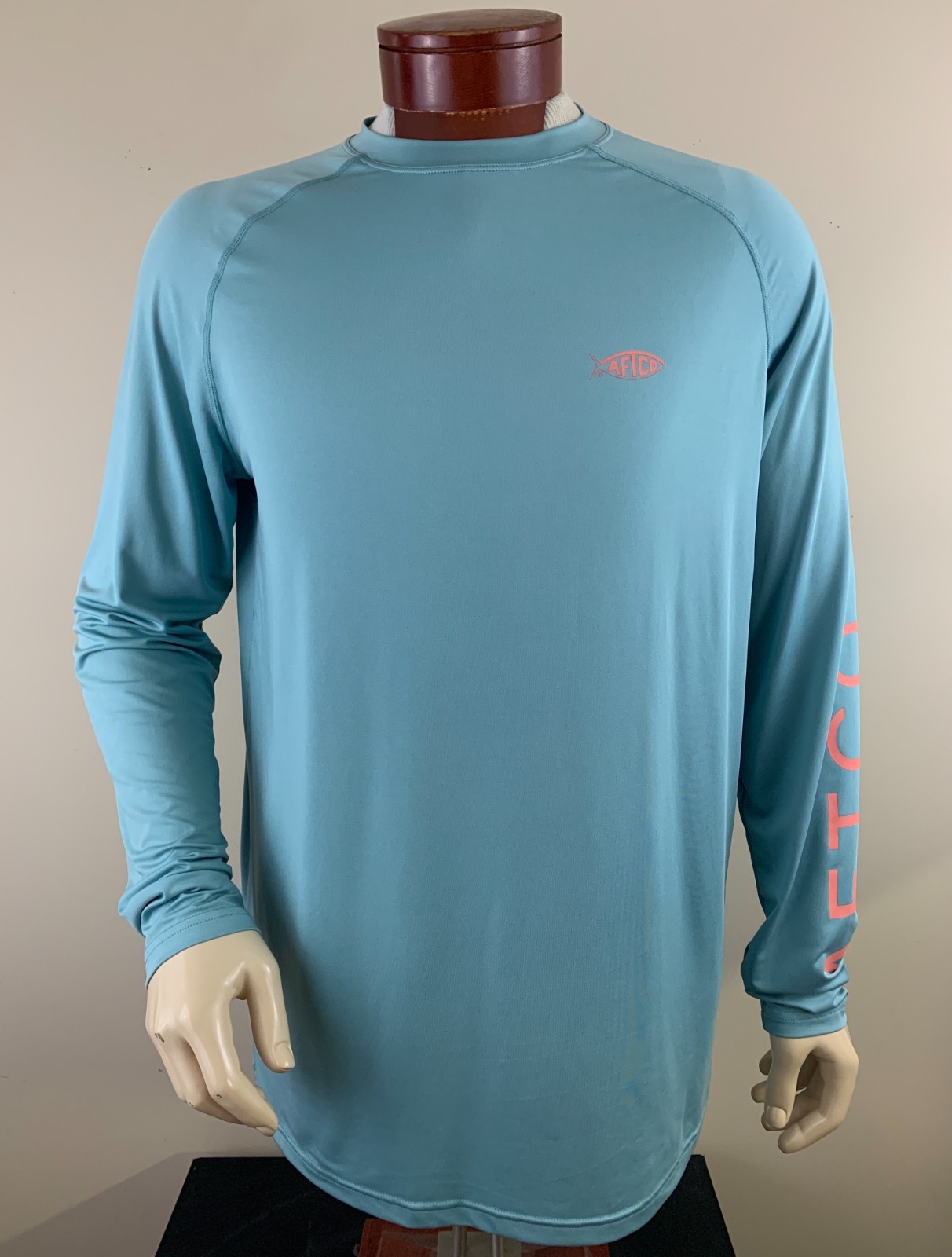 AFTCO Men's Samurai AFTEC Long Sleeve Sun Protection Fishing Shirt Size L gallery