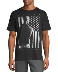 Bravado Men’s Tupac 2Pac Short-Sleeve Graphic T-Shirt (Black, S M L XL 2XL 3XL)