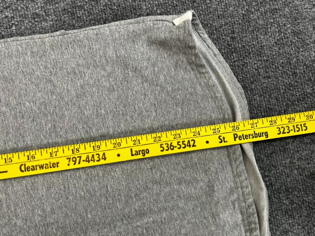 Bylt Gray Drop Cut Hooded Henley Lux Long Sleeve Cotton/Polyester/Spandex Size M gallery