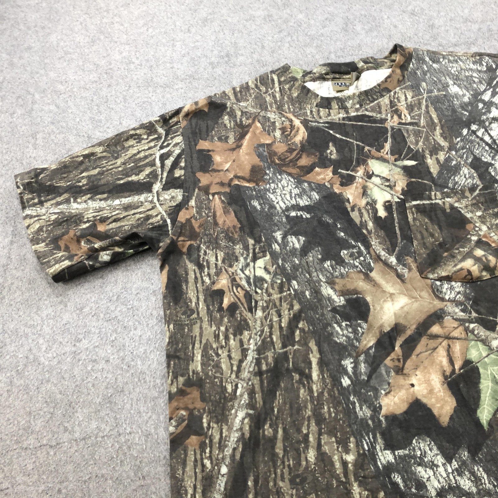 Jerzees Outdoors Shirt Mens Large Brown Camo Outdoor Hunting Tee Short Sleeve gallery