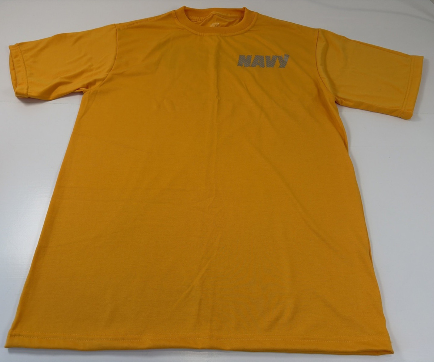 Undershirt Navy Physical Fitness Uniform T-shirt Short Sleeve Size Medium