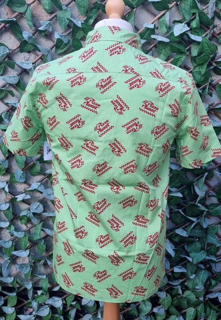 Boys Disney Parks - Pizza Planet Woven Button Shirt | BNWT | X-Small Toy Story gallery