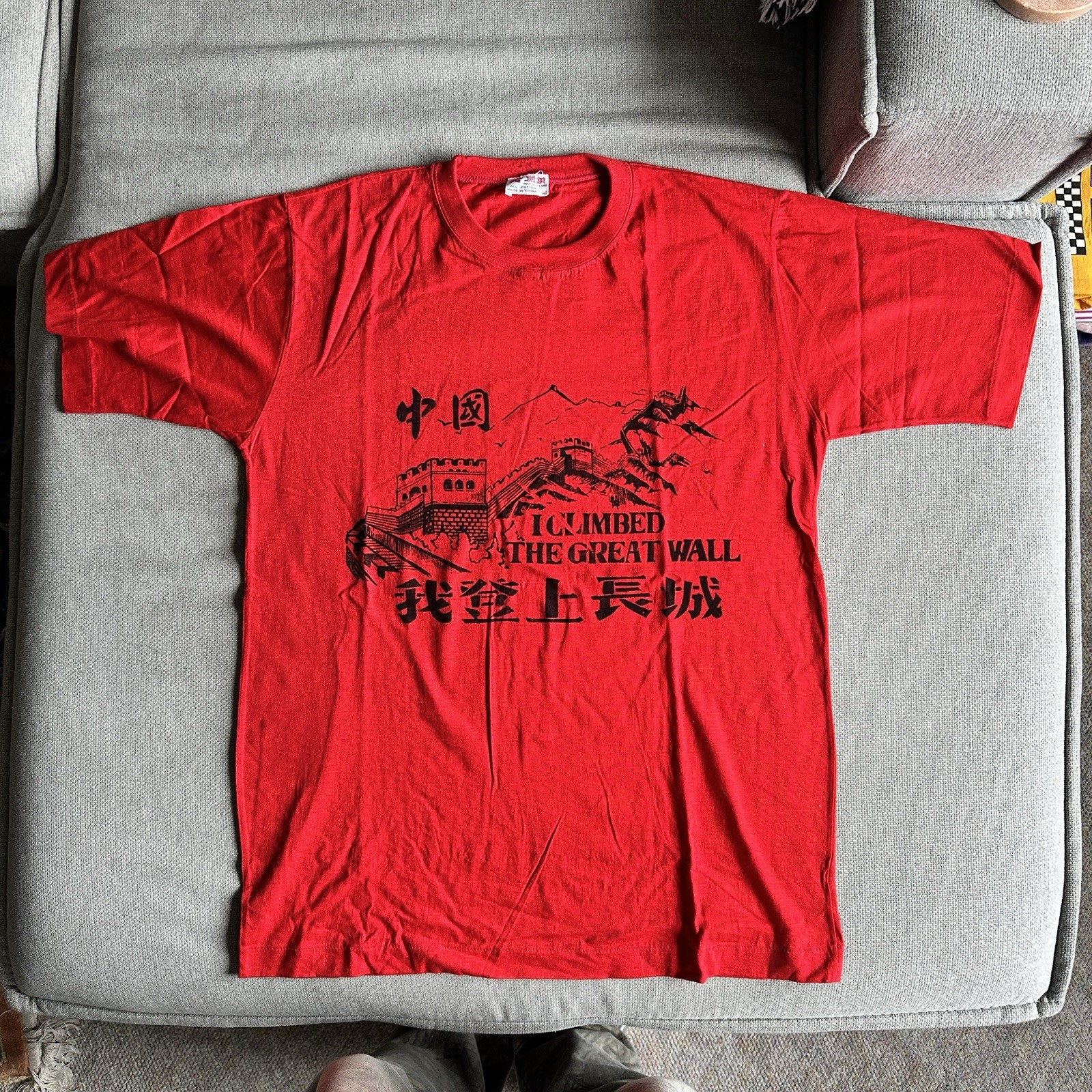 Vintage The Great Wall of China T-shirt size Large gallery