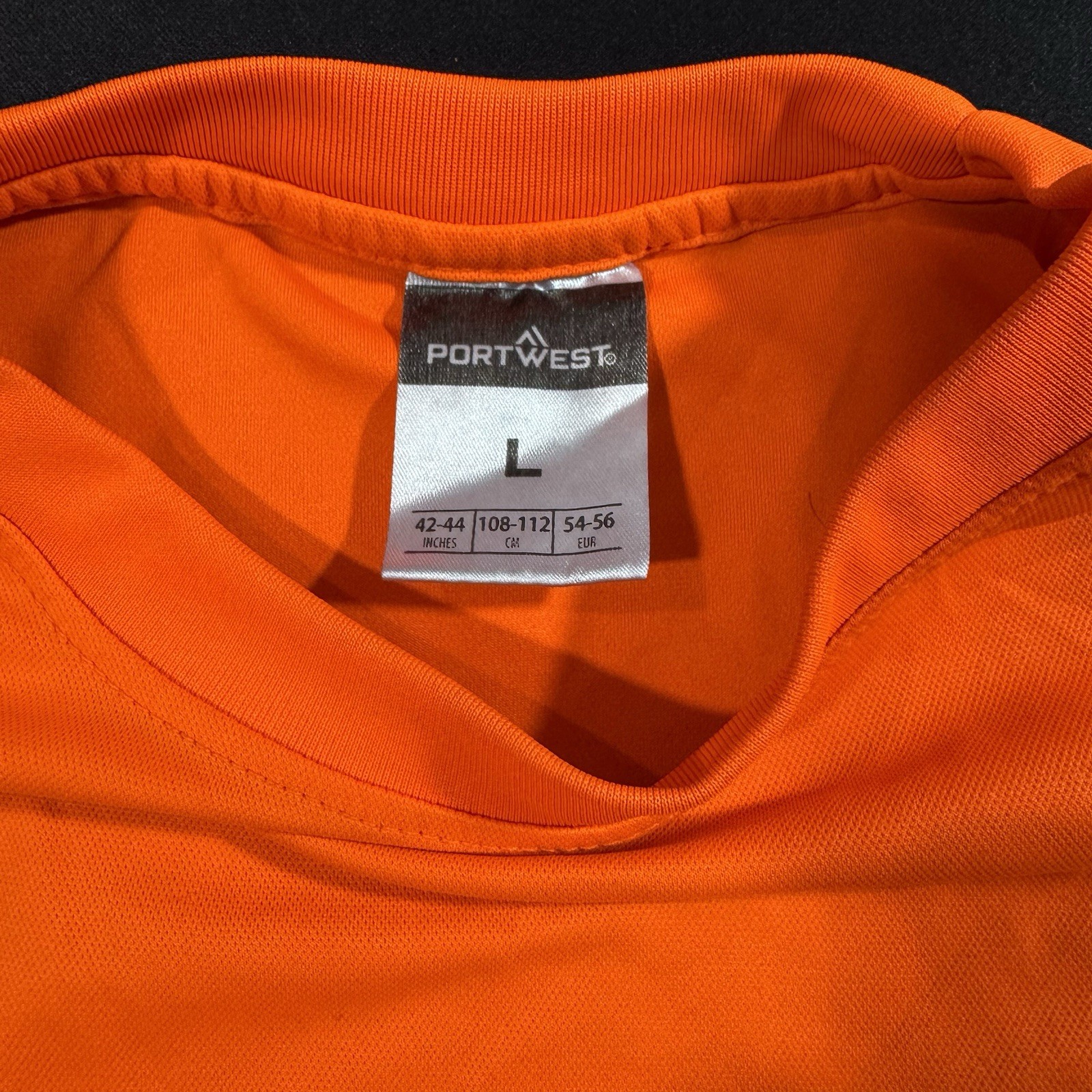 PortWest Austin Men’s L Short Sleeved Pocket T-Shirt w/ Reflective Tape S194 gallery