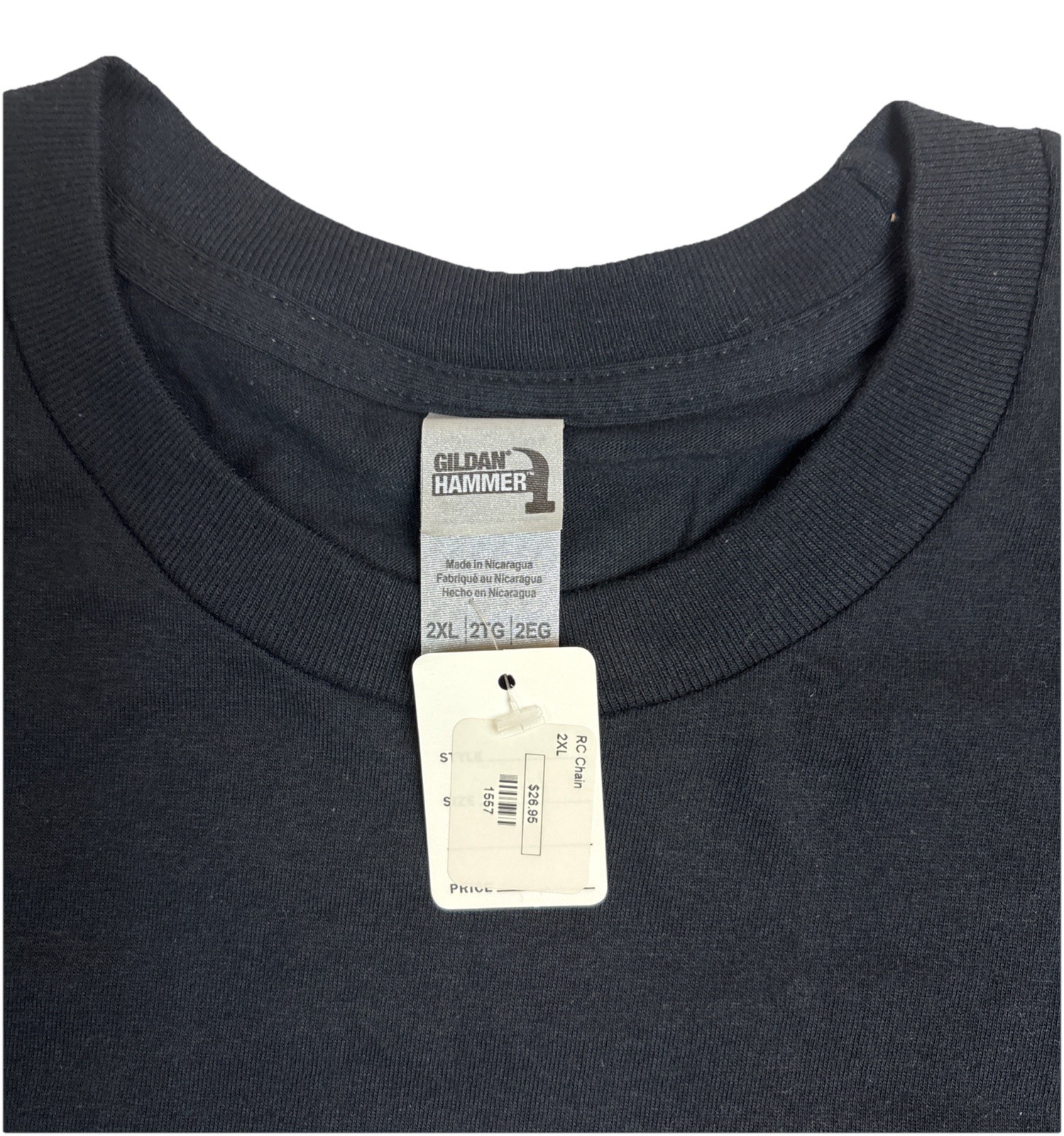 Gildan Hammer Men’s Renegade Classics Chain Black Short Sleeve T-shirt Size 2XL gallery